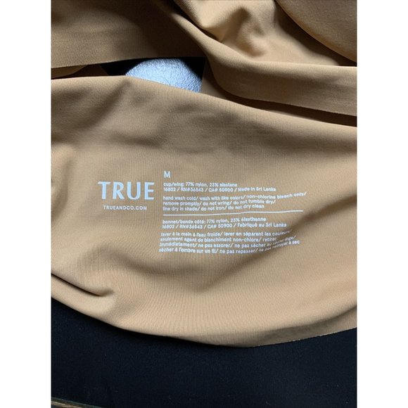 True & Co Body Lift V Neck Bra Bronzed Brown Nude - Picture 5 of 5